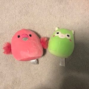 Two small squishmallows for 15$ rare.